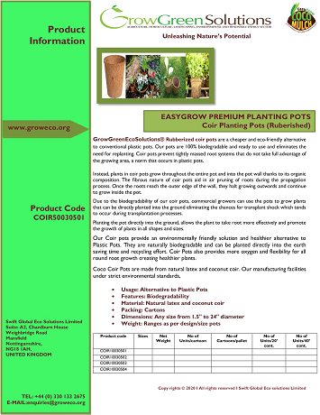Eco Horticulure Products Limited: Product image 1